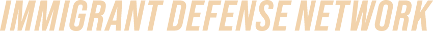 Logo Immigrant Defense Network